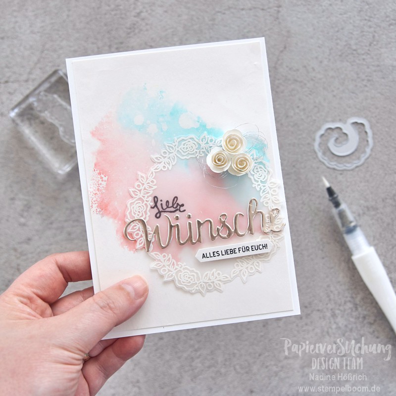 Karte zur Hochzeit - mit Stampin' Up!